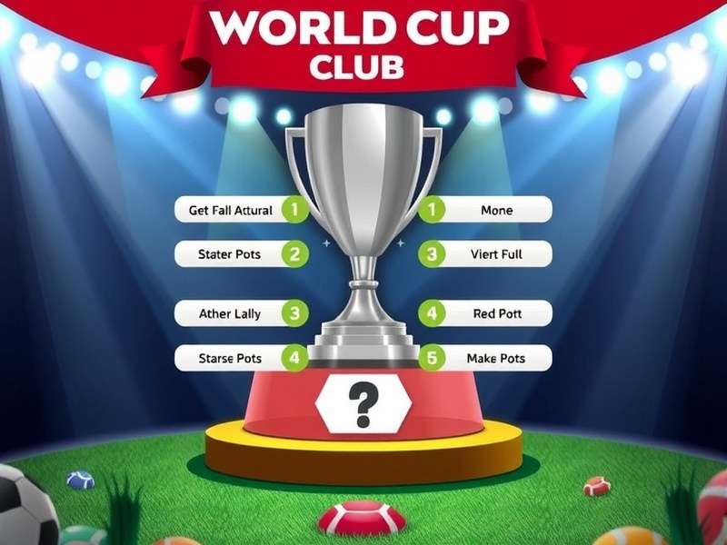 Visual representation of football draw pots with team logos