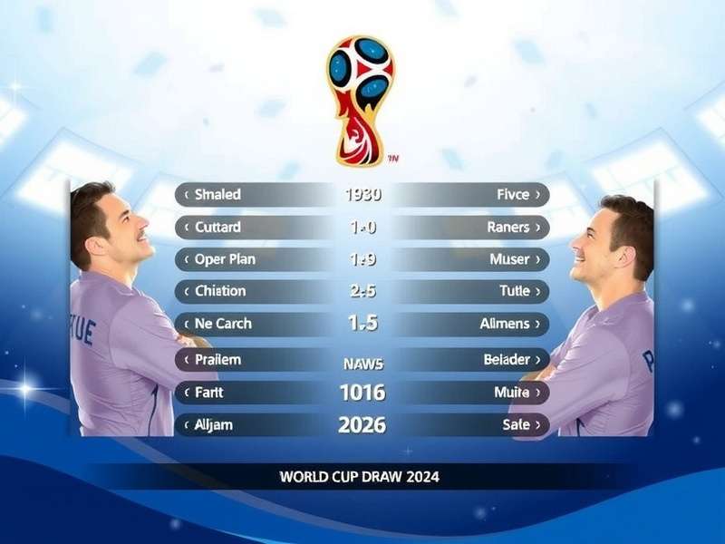 FIFA World Cup 2024 Draw Ceremony Results Showing Group Allocations