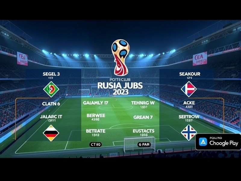 Club World Cup Draw Ceremony with team representatives on stage