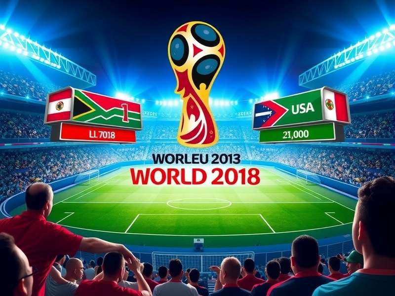 Live World Cup draw ceremony with pots and balls