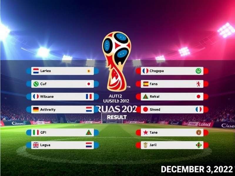 Official FIFA World Cup 2022 Draw Ceremony on December 3, 2022