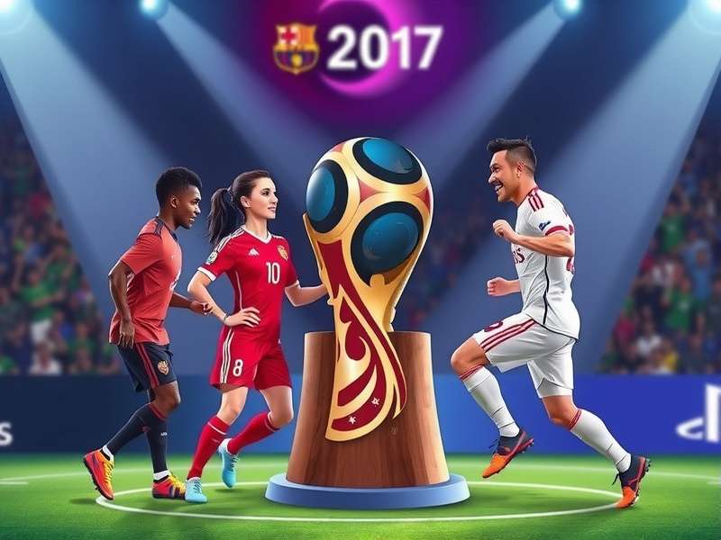 World Cup draw ceremony with balls and bowls