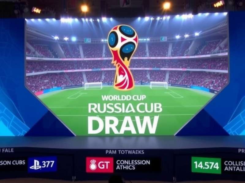 Close-up of a hand picking a ball from the World Cup draw pot