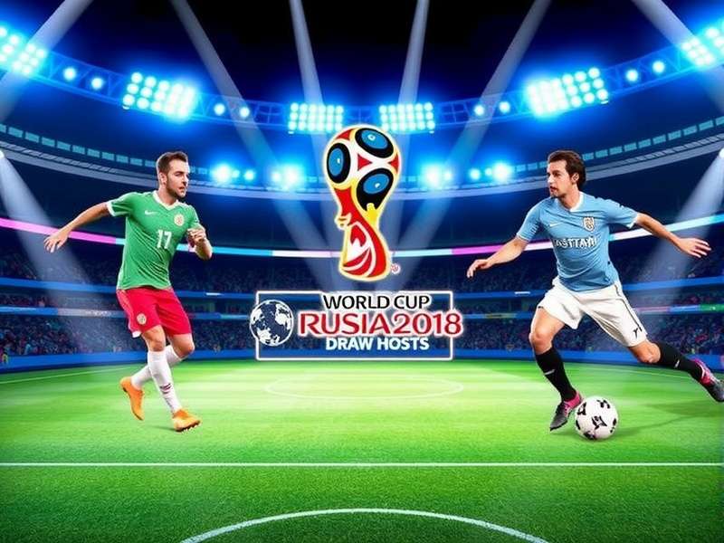 FIFA World Cup Draw ceremony in a grand hall