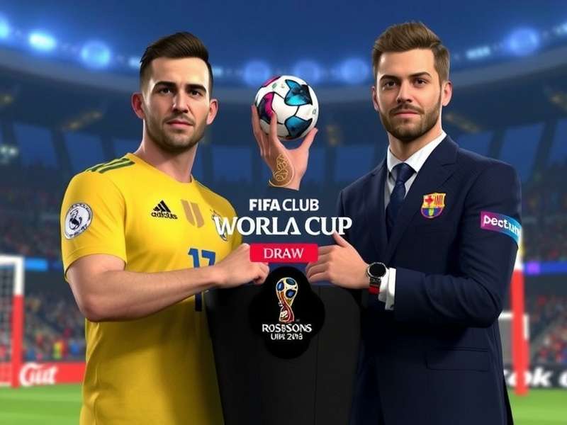 FIFA Club World Cup Draw Ceremony with officials and team representatives