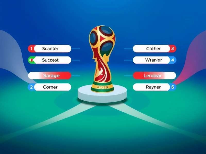 FIFA World Cup Draw Ceremony with balls and representatives