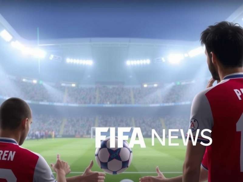 FIFA World Cup trophy draw ceremony with colorful balls