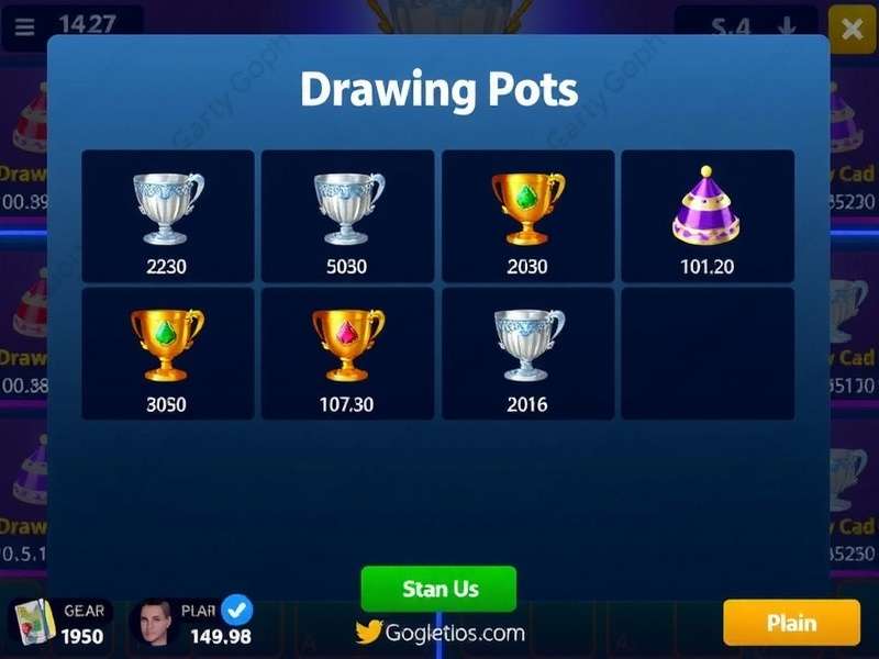 World Cup draw ceremony with balls and pots on stage