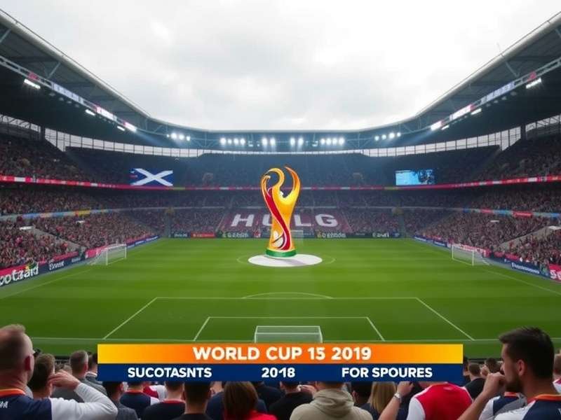 Scotland national team celebrating a goal during a World Cup qualifier