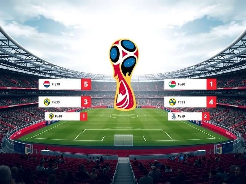 Official FIFA World Cup draw ceremony with team representatives