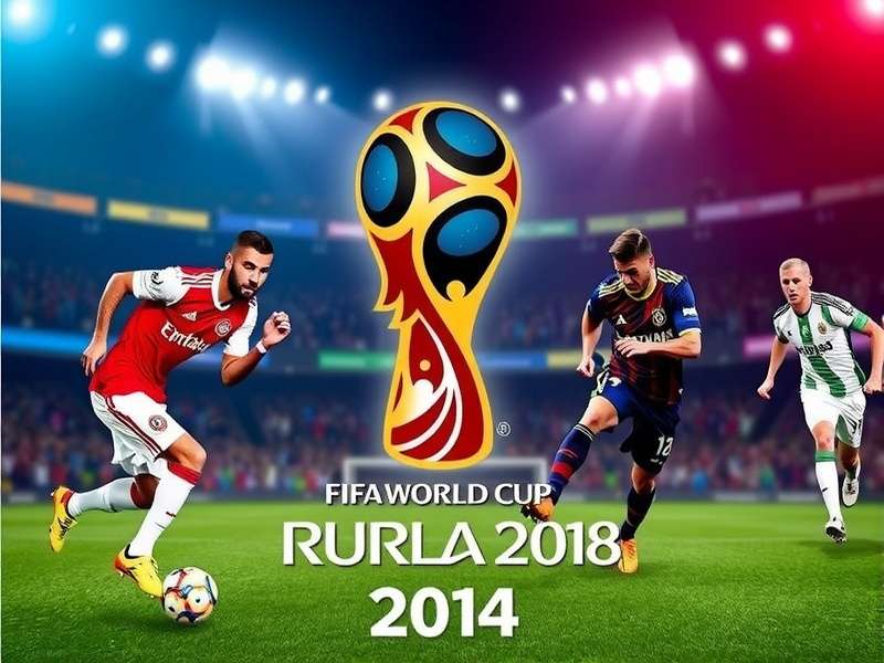 FIFA World Cup Draw Ceremony on stage with officials and balls