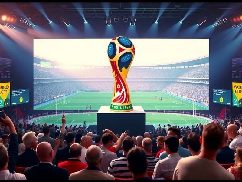 Historical World Cup Draw ceremony in the 1970s