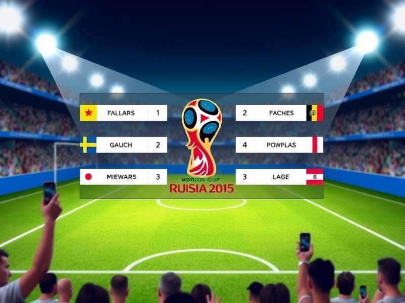 US World Cup Draw 2026 – Official symbol and group stage graphic