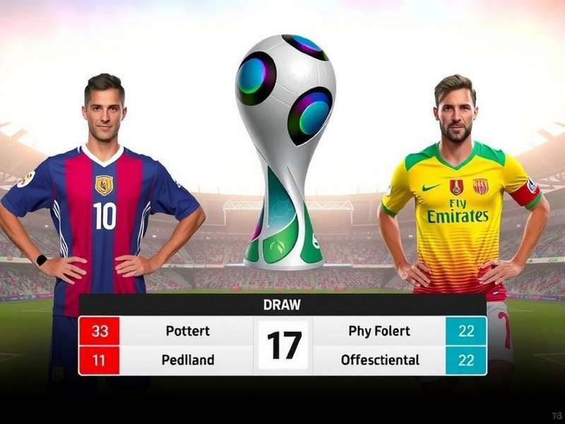 2025 Club World Cup Draw - 32 teams, 8 groups, tournament format illustration