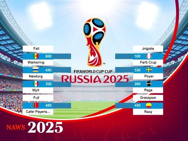 FIFA World Cup Draw 2025 – Official ceremony stage with trophy and flags