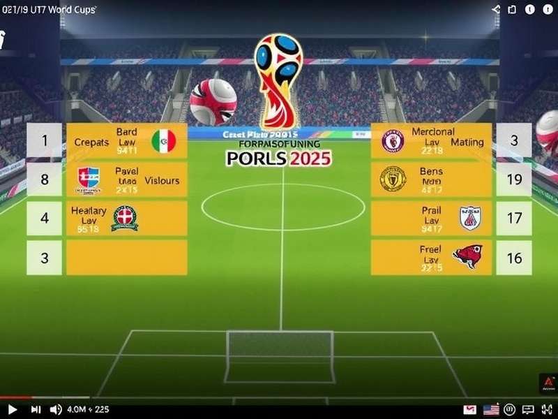 U17 World Cup Draw 2025 official ceremony and pot allocation overview